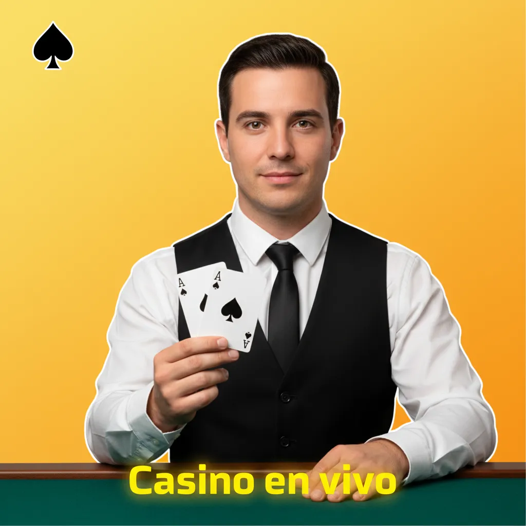 Casino en vivo con crupier por streaming, ruleta, blackjack, baccarat, póker y game shows; chat y mesas variadas.