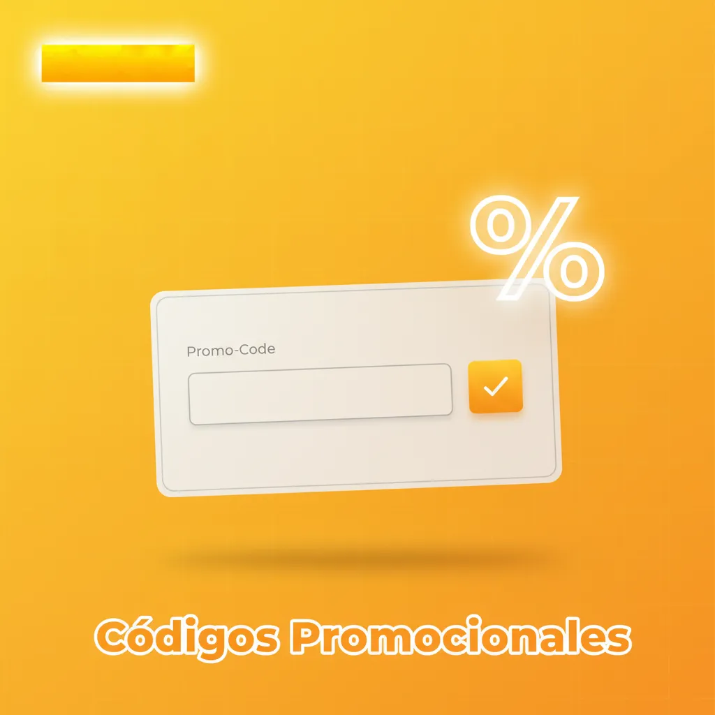 Banner 'Códigos Promocionales': para usuarios verificados 30 días. Pasos: copia, caja, introduce, confirma y verifica bono.