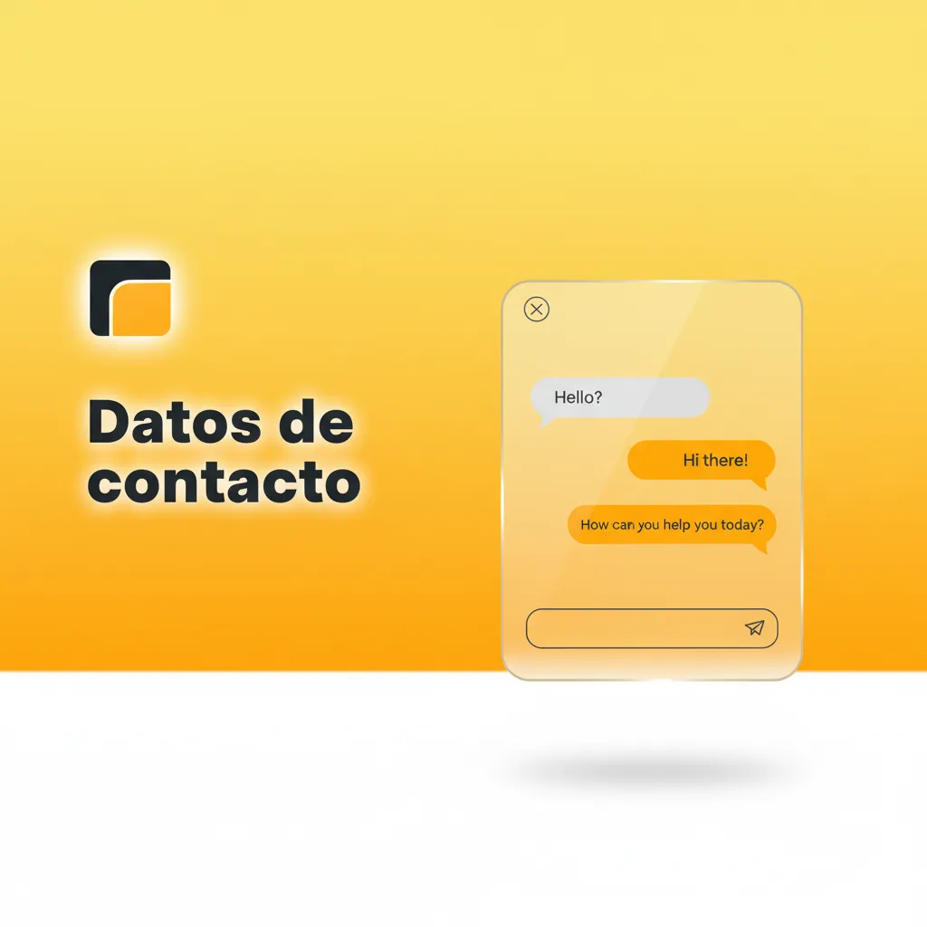 Sección Datos de contacto: soporte 24/7 por chat, ayuda, correo, formulario, redes sociales y dirección en España.