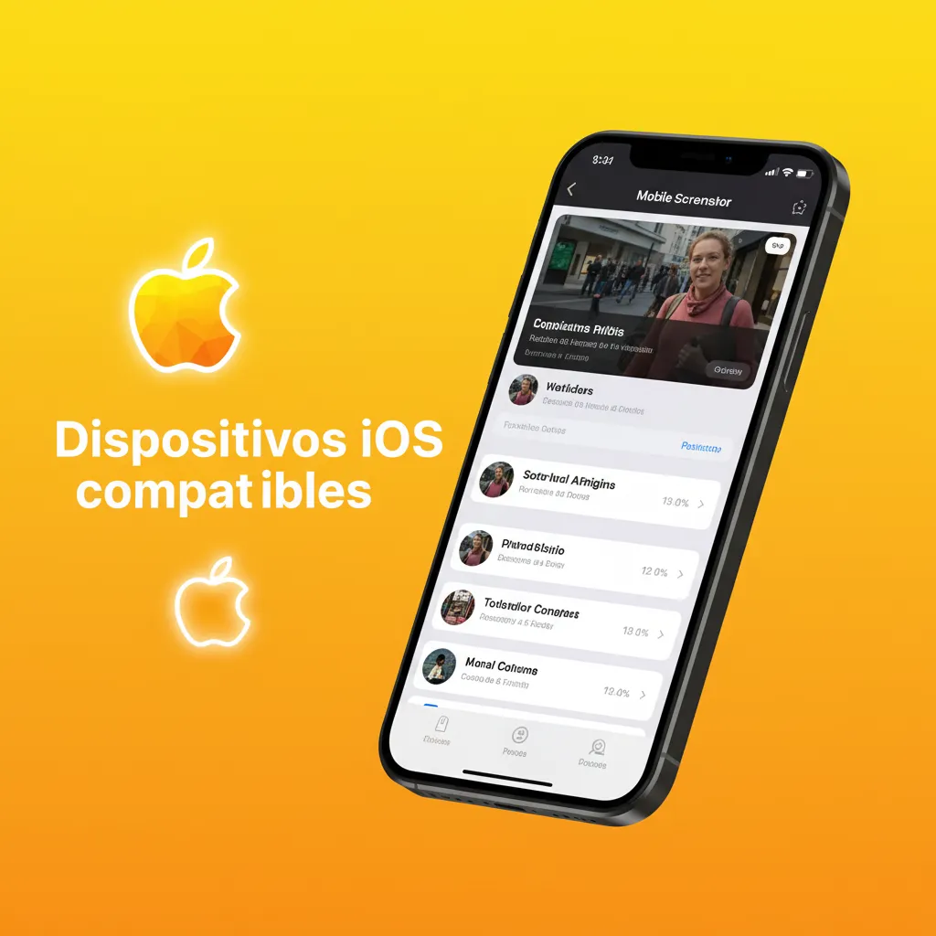 Dispositivos iOS compatibles: iPhone X a 15 (todas las variantes) e iPad 6ª gen o posterior.