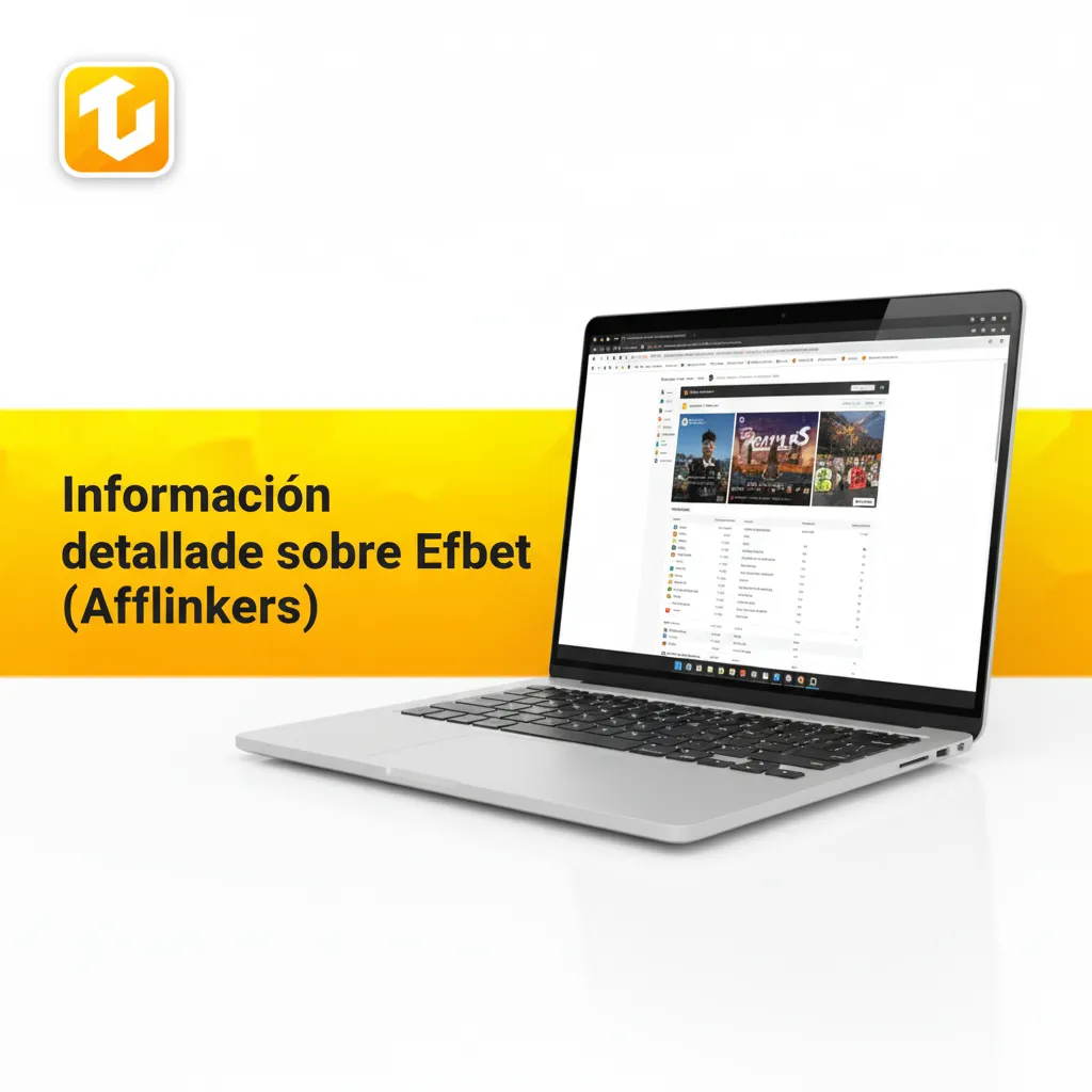 Interfaz de Efbet (Afflinkers) con apuestas deportivas, casino online, streaming y apps móviles, destacando seguridad 2FA.